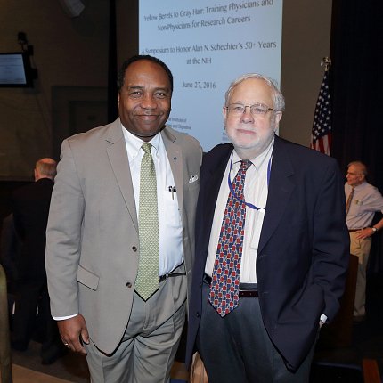Drs. Rodgers and Schechter at event