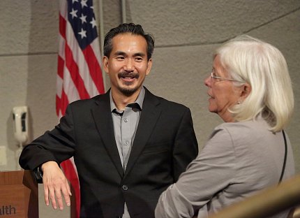 Chou cats with Briggs