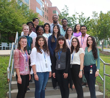 Group shot of NIAMS summer interns