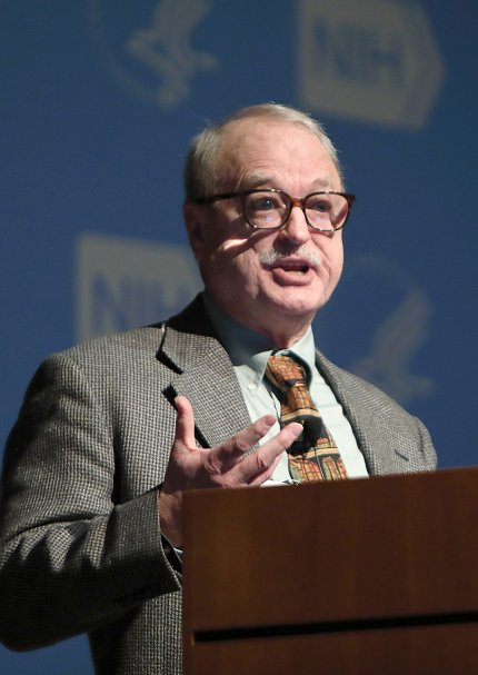 Dr. J.P. Moreland at the podium