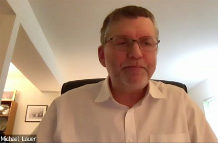 Dr. Lauer speaks on video