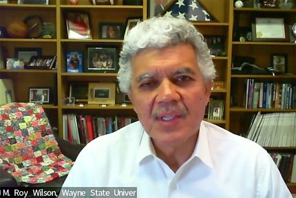 Dr. Wilson speaks on video.