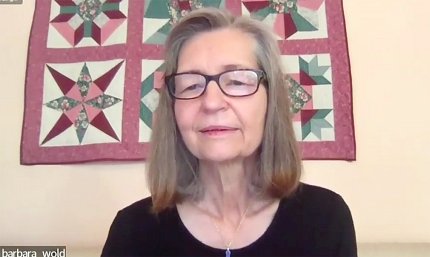 Dr. Wold speaks on video.