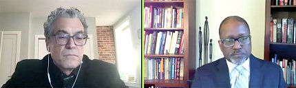 Screen shots of Pérez-Stable and Gibbons at ACD meeting.