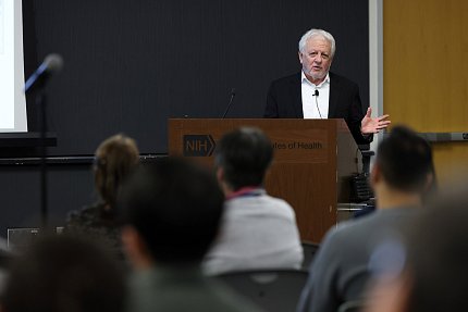 Firestein gives the keynote presentation