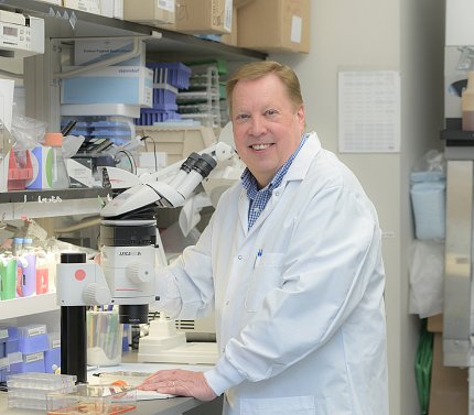 Whitehead in his lab at NIH