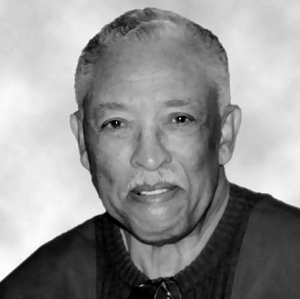 African American elder man headshot