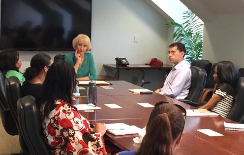 Ms. Barros speaks to ACEP participants.