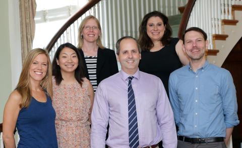 NIGMS director and students pose for group shot