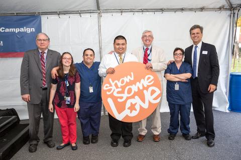CFC kickoff attendees get their picture taken