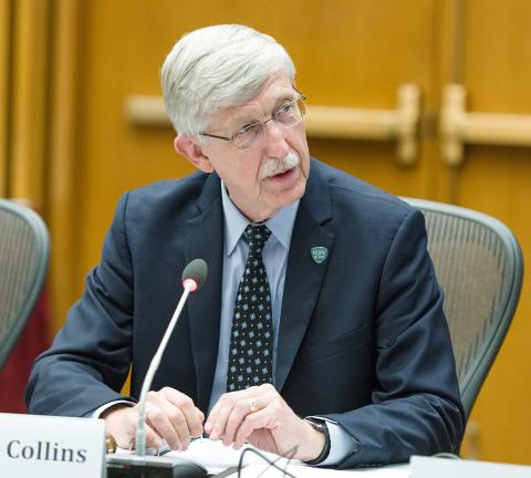 NIH director Dr. Francis Collins at ACD meeting