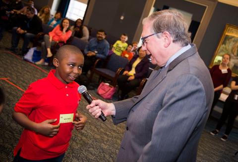 NIH principal deputy director Dr. Lawrence Tabak hosts Picture Puzzle Trivia.