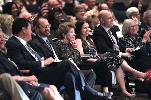 Katz family members seated in front row