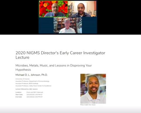 Lorsch, Johnson, and Collins share the screen