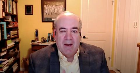 Dr. Goodman speaks on video.