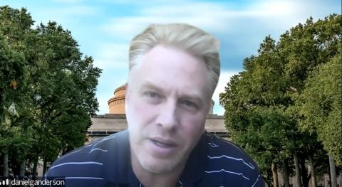 Dr. Anderson speaks on video.