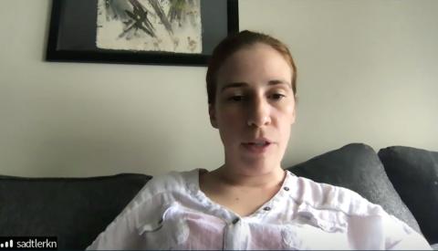 Dr. Sadtler speaks on video.