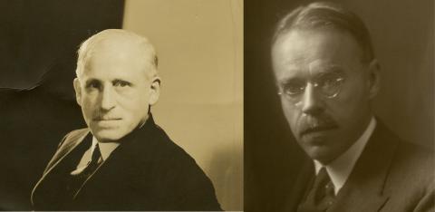 Black-and-white photos of Libman and White