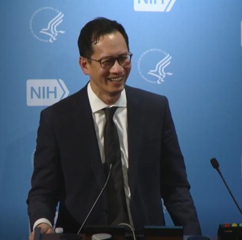 Chang speaking to NIH