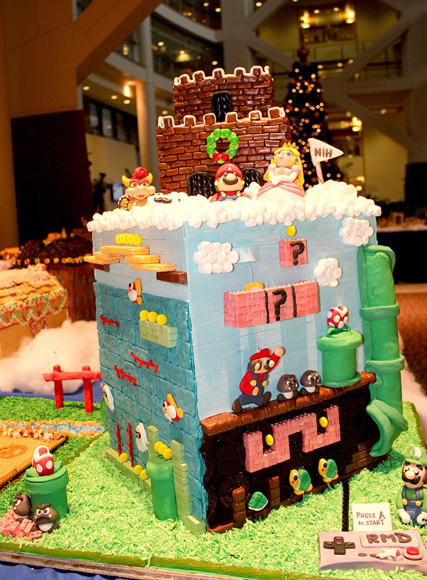 Winner of gingerbread house contest