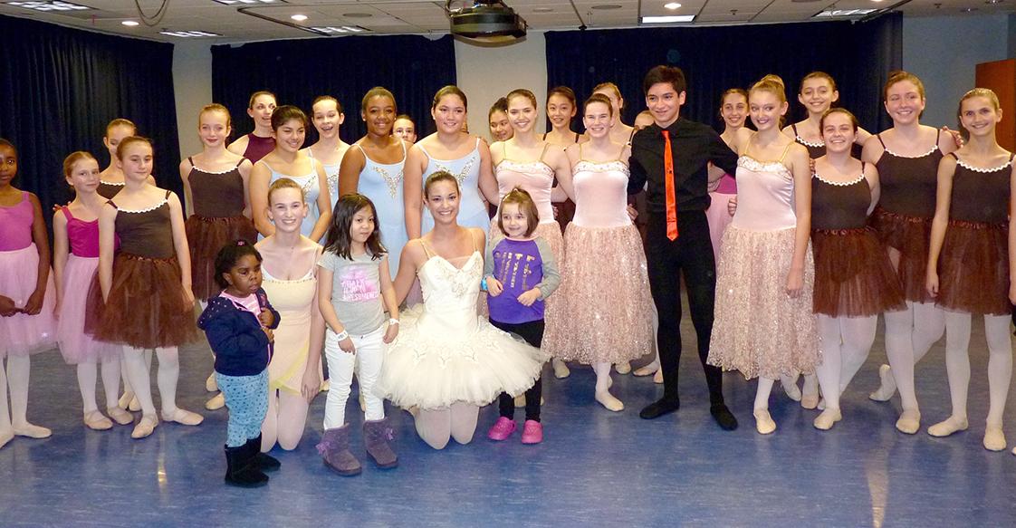 Ballet troupe that performed the Nutcracker at NIH.
