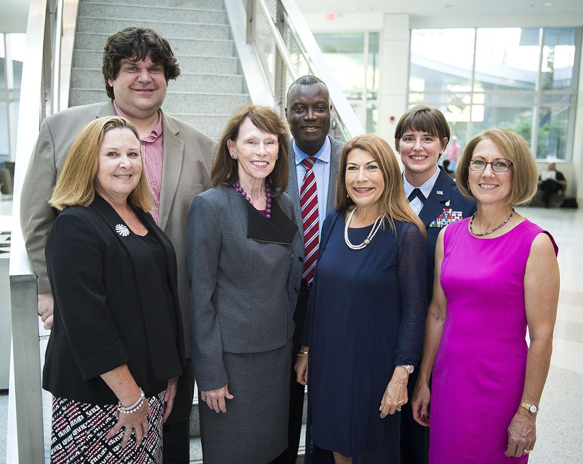 NINR group poses together