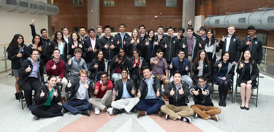 Finalists in the 2018 Regeneron Science Talent Search