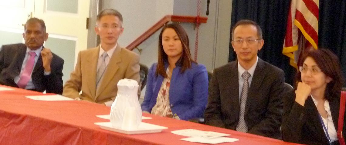 2017 APAO awardees seated at table