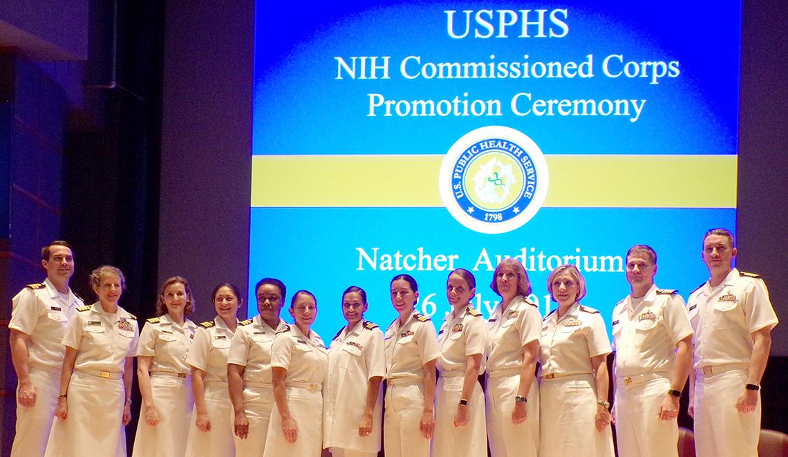 NIH officers recently promoted in the PHS Commissioned Corps