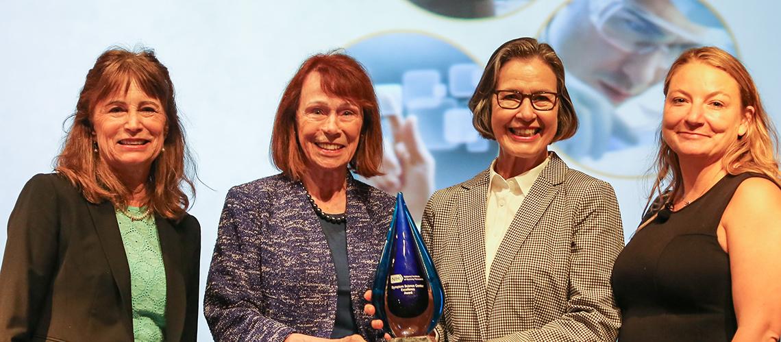 Dr. Cashion, Dr. Grady, Dr. Austin and Dr. Gill attend the event