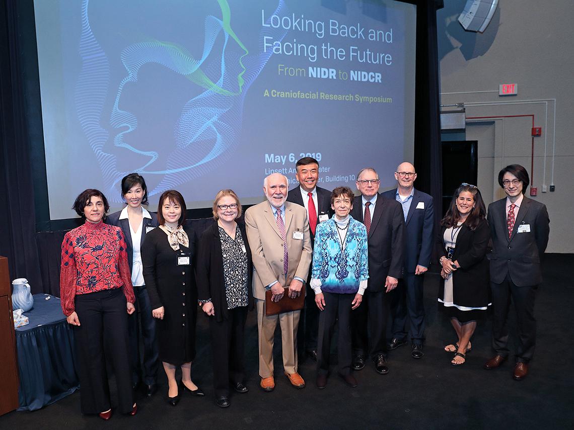 Attendees posed for a group photo