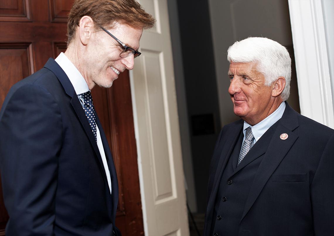 Tromberg meets with Rep. Bishop