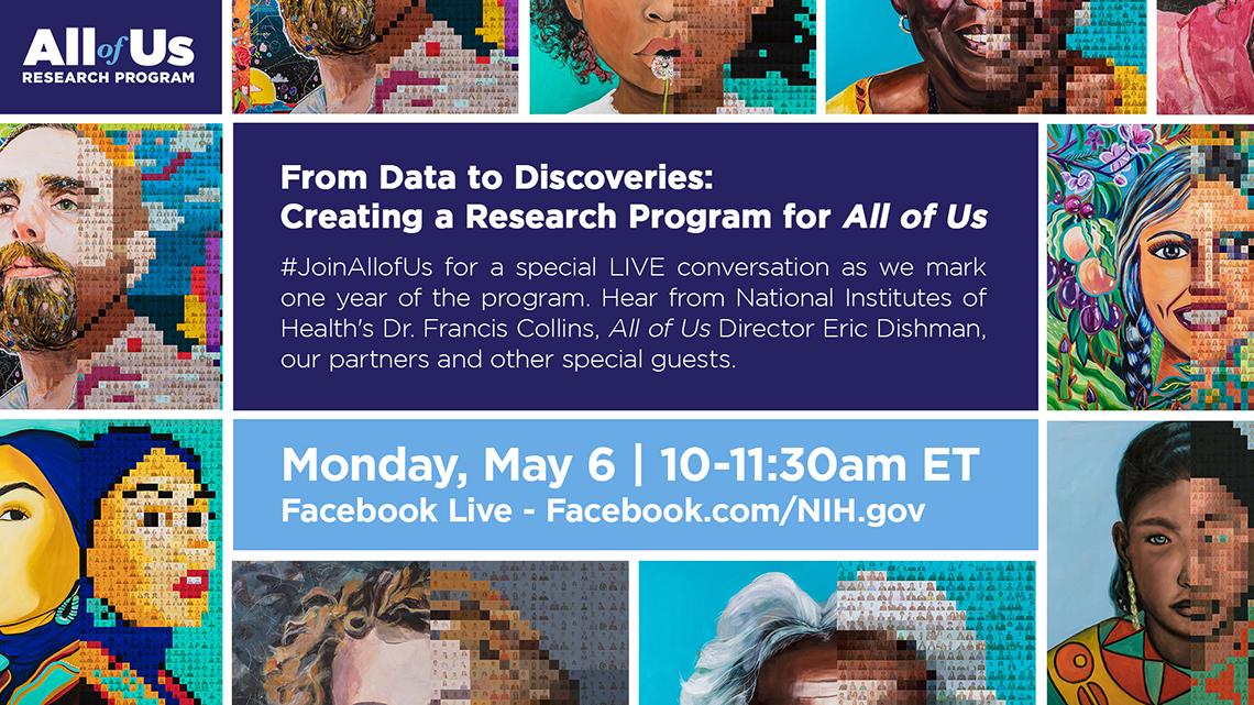 logo of artwork with different faces in mosaic