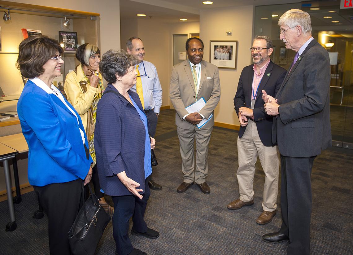 Congressional visitors meet NIH leadership