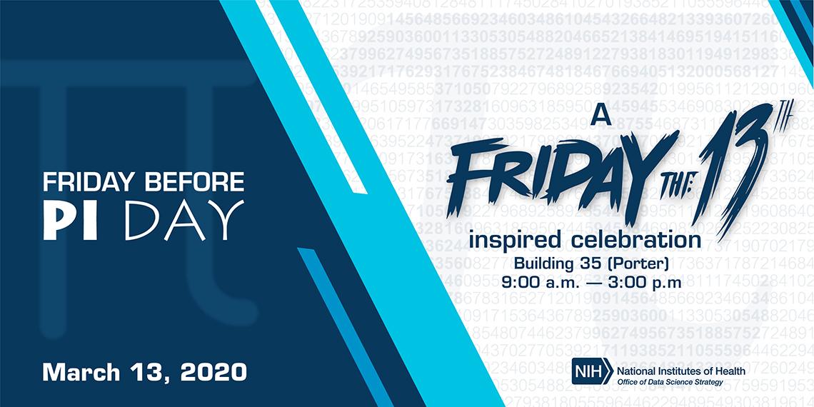 A Friday-the-13th inspired Pi Day celebration announcement