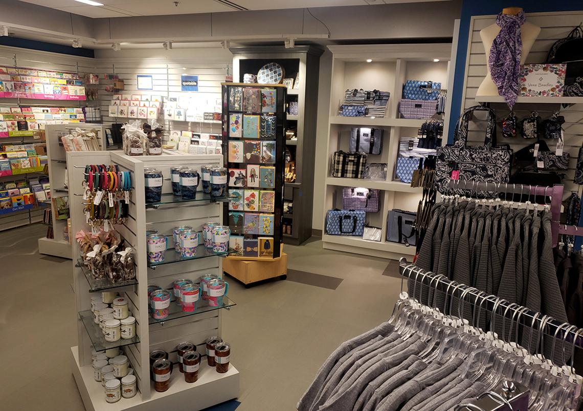 Clothing, mugs and other items with NIH's logo, greeting cards and more at new FAES gift shop