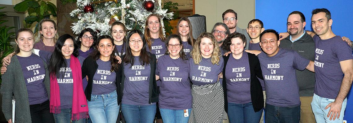 The singing group NIH Nerds in Harmony
