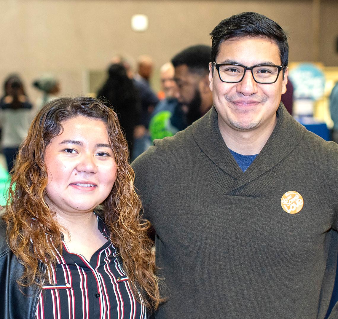 Ana Perez Mejia and Eli Flores