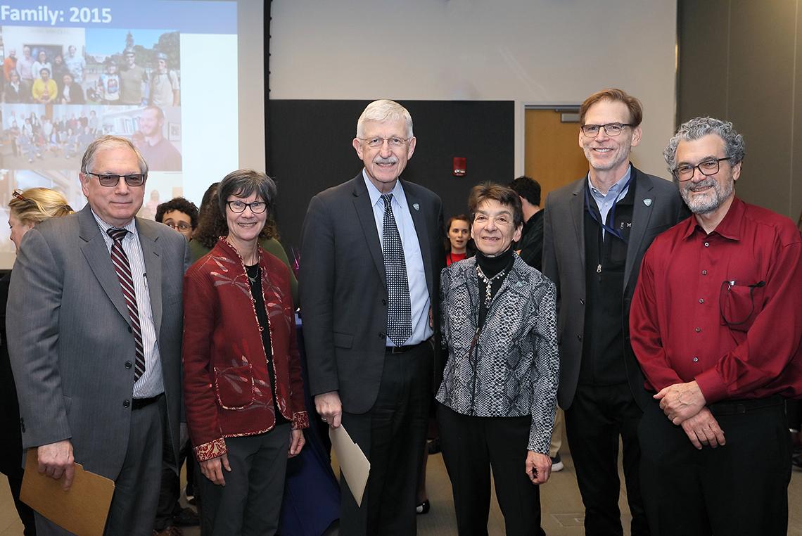 Somerman poses with colleagues