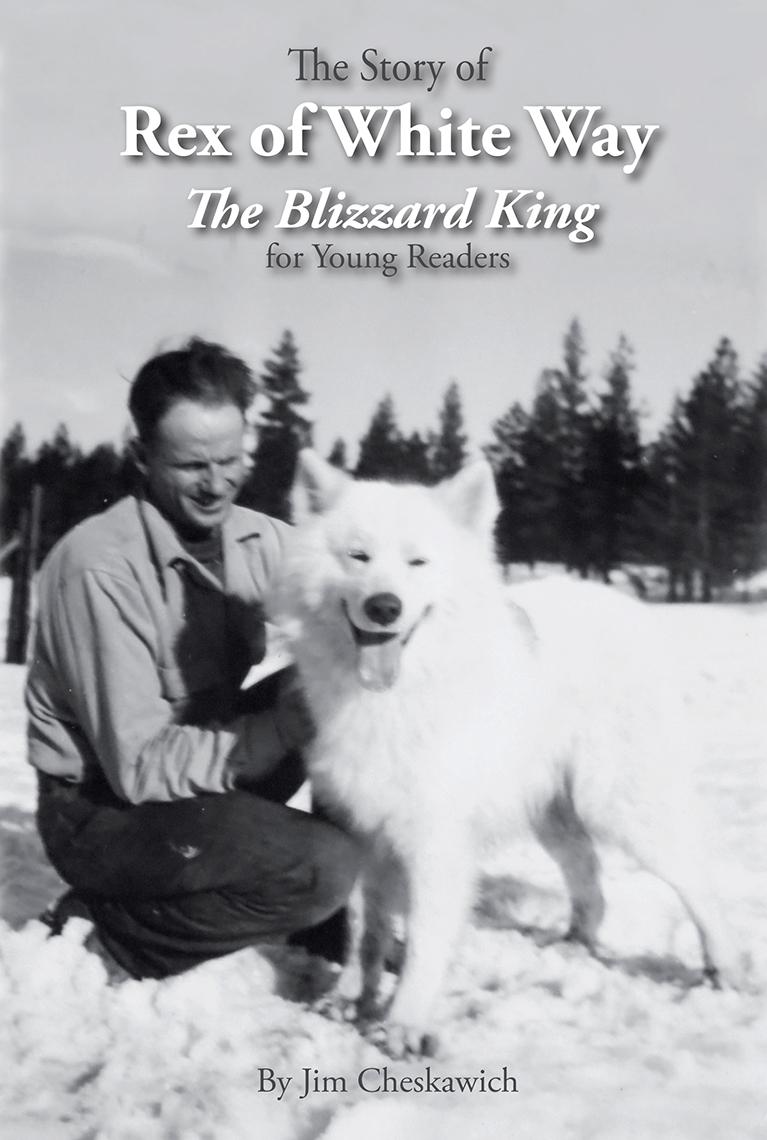 Book cover shows a man and his dog