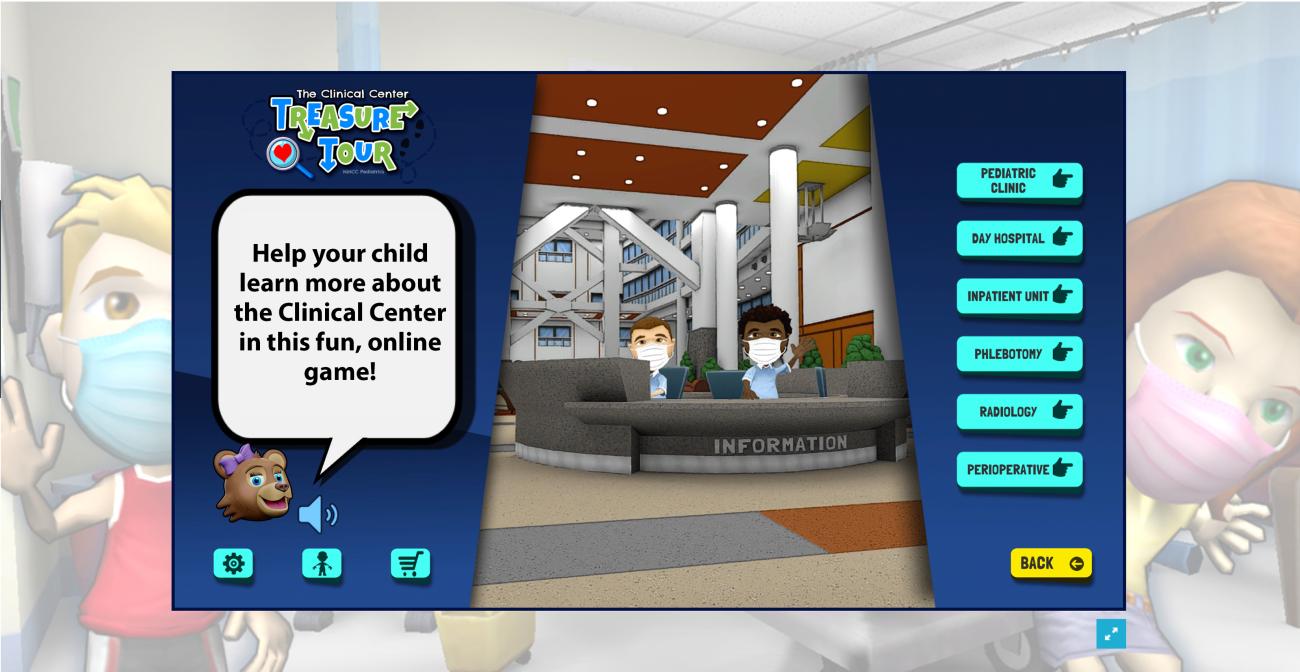 A screenshot of the app's menu screen