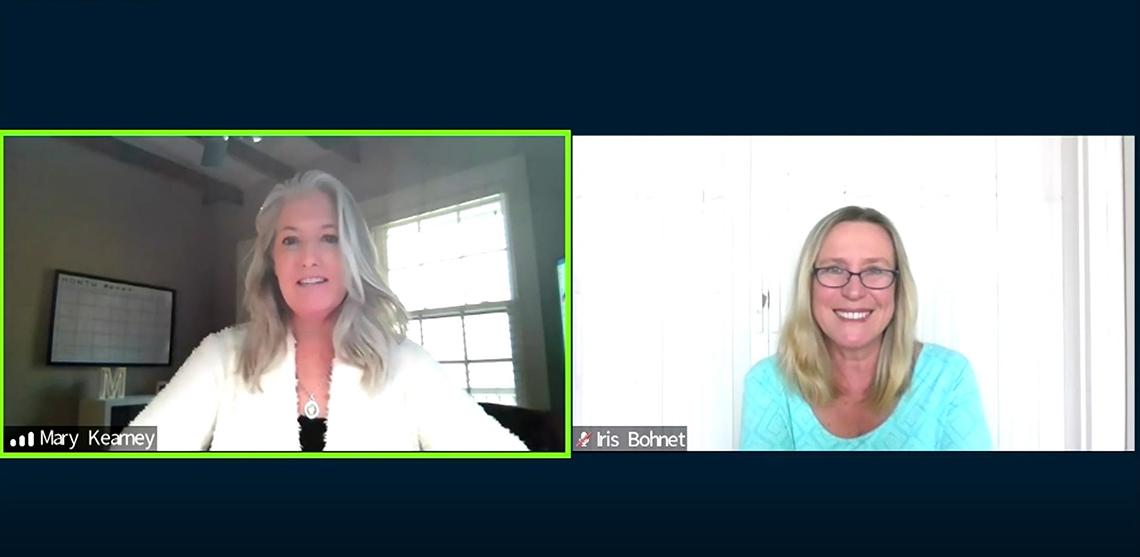 Kearney and Bohnet speak virtually 