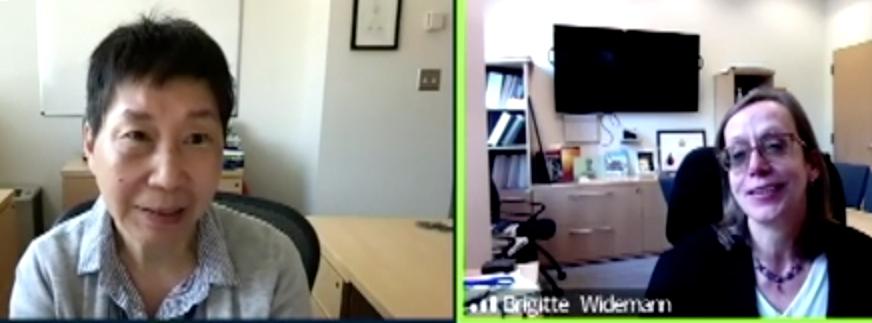 Wu and Widemann participate in a virtual question and answer session