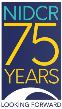 NIDCR 75th anniversary banner