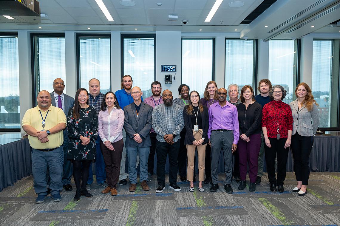 A group photo of the division