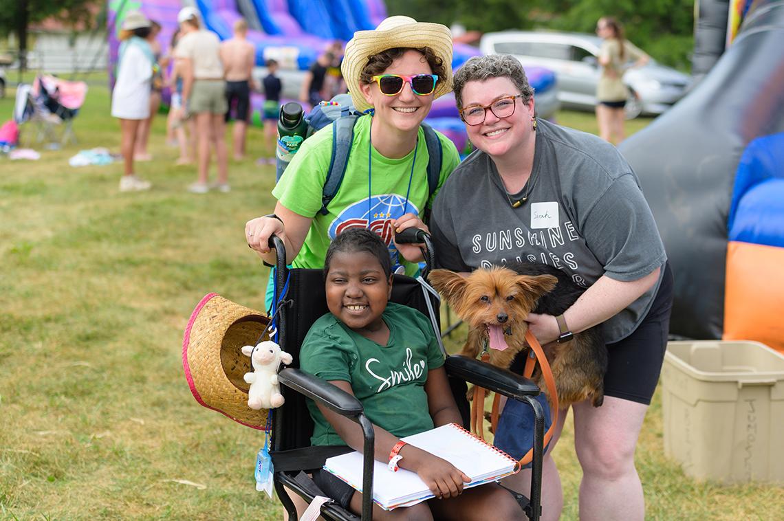 Zay-Zay, Jones, Rostock and a dog smile