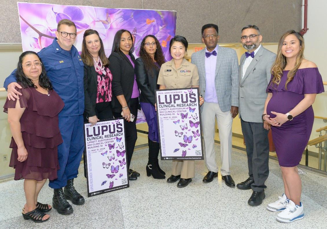 The NIAMS lupus clinical trials unit group photo