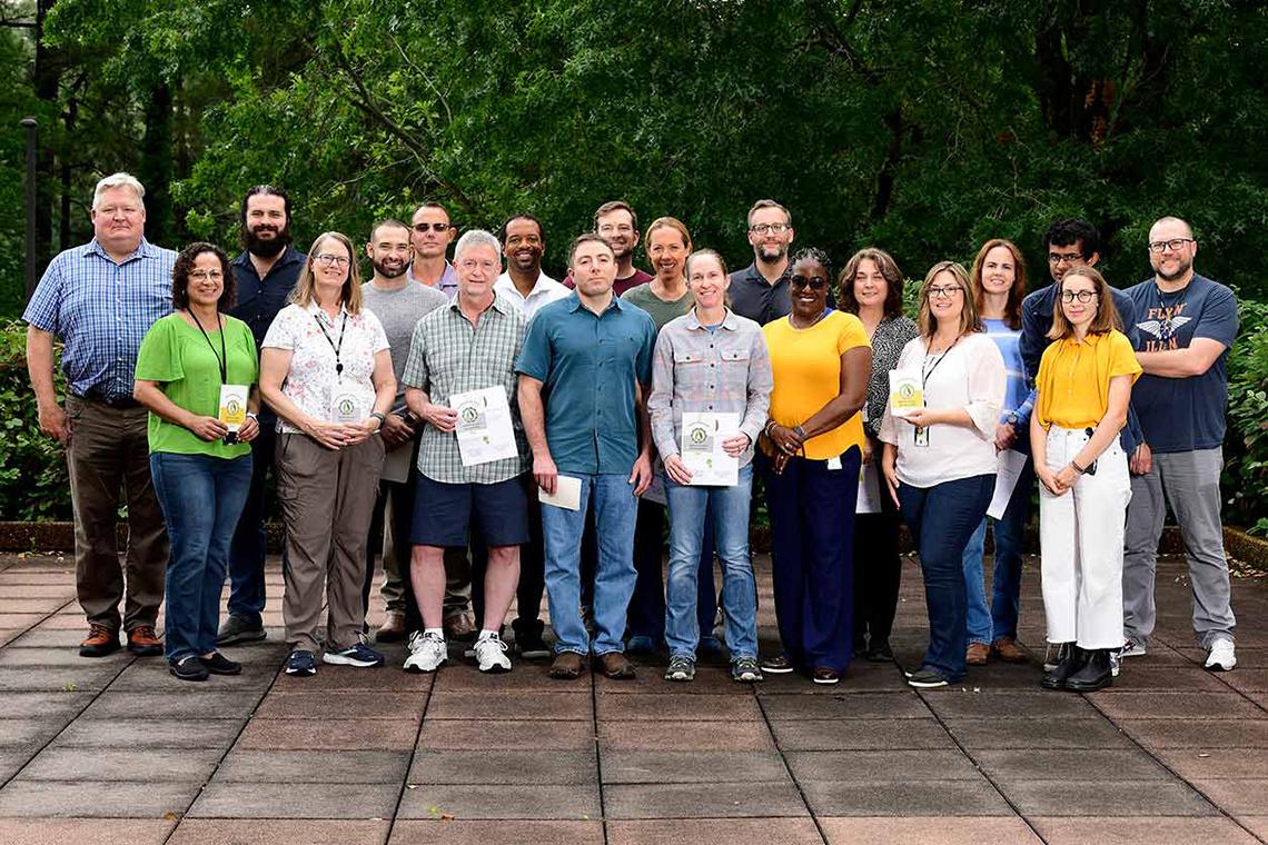 Group photo of Green Champions from 2023