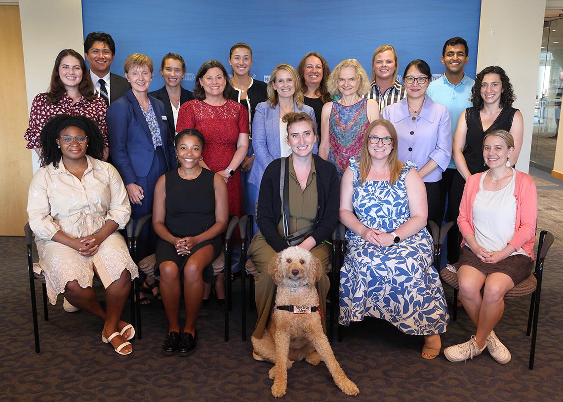 Group poses together