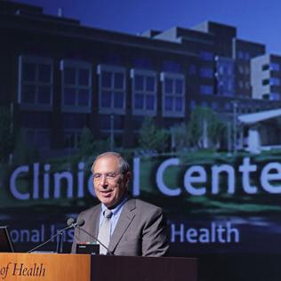 CC director Dr. John Gallin at Town Hall event